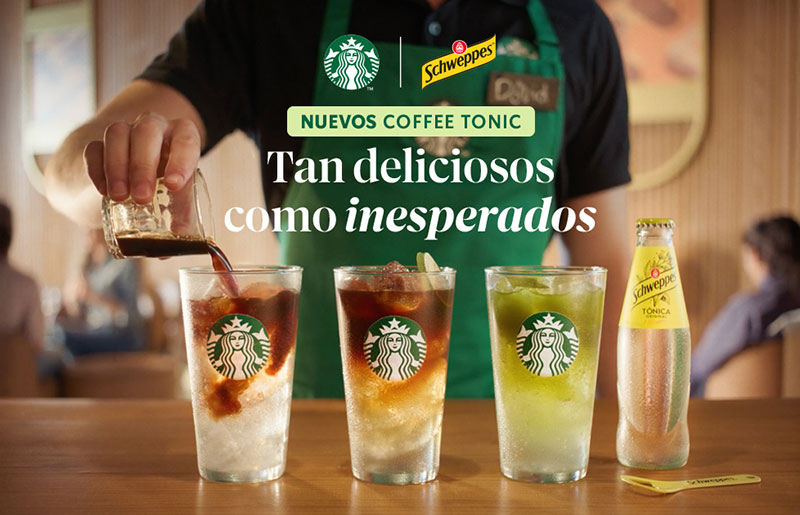 Starbucks y Schweppes lanzan Coffee Tonic