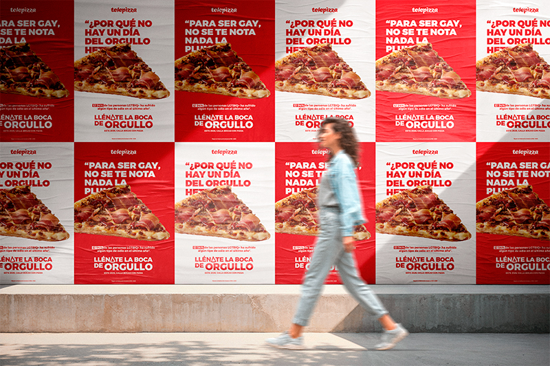 Telepizza y Thinketers presentan "Llénate la boca de Orgullo"