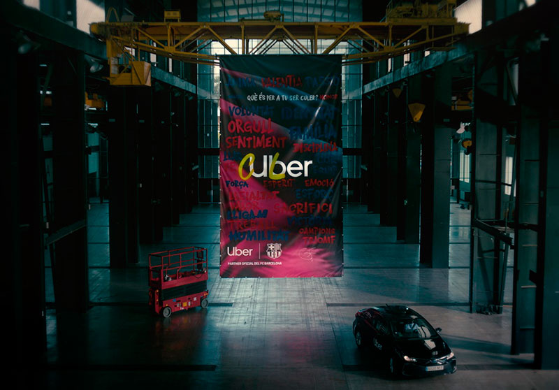 ¿Qué significa ser culer? Uber y Gavi llevan las respuestas a una lona