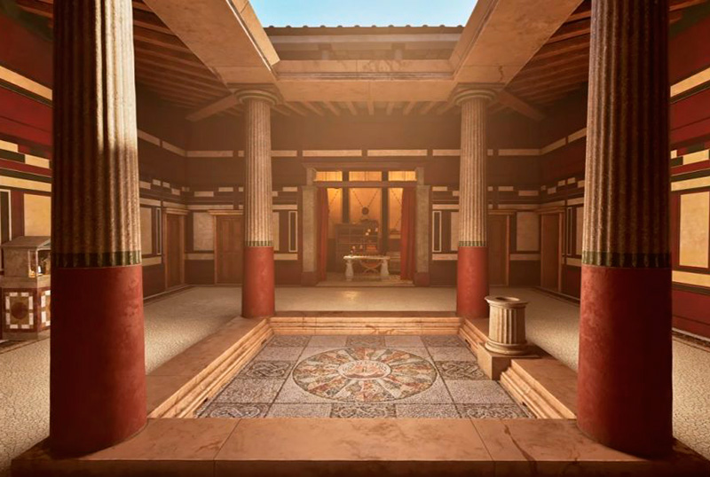 Samsung y el Museo Arqueológico recrean una domus romana