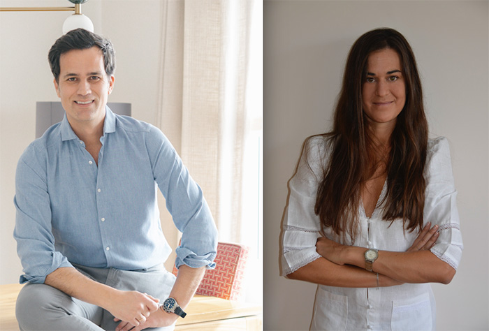 Felipe Martín, socio fundador FK Venture Health, y Claudia Mustera, CEO y fundadora de The Organic Republic. 
