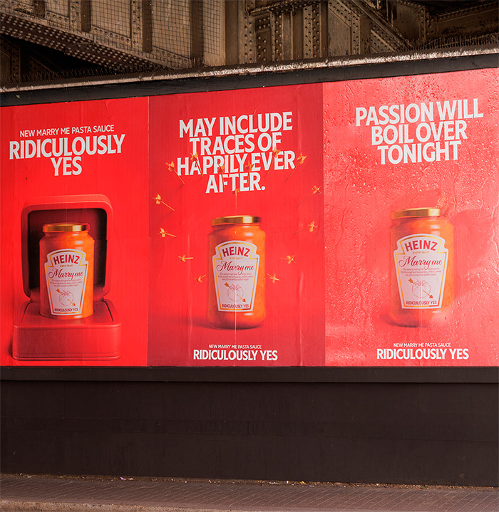 Heinz presenta “Marry me”, una salsa tan irresistible que solo hay una respuesta posible: sí.