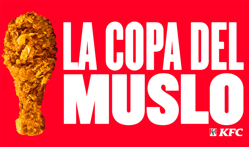 KFC celebra la victoria de España con "La Copa del Muslo"