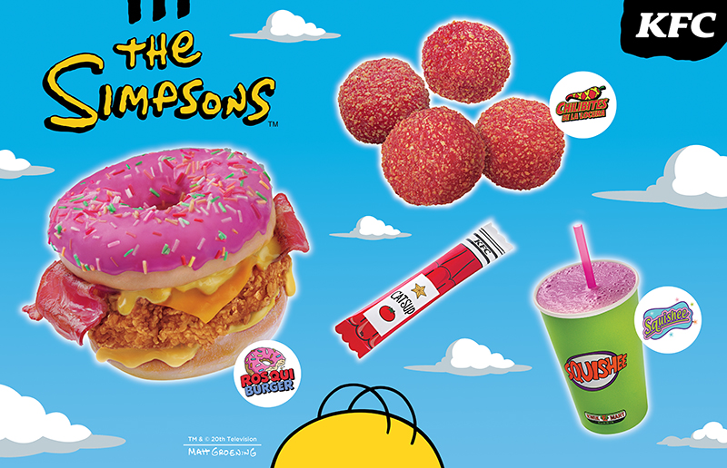 KFC lanza su primer menú inspirado en "Los Simpson"