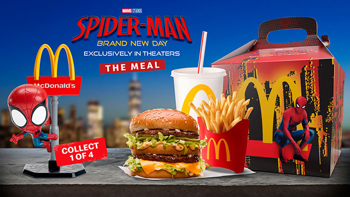 McDonald´s lanza un menú y coleccionables de Spider-Man.