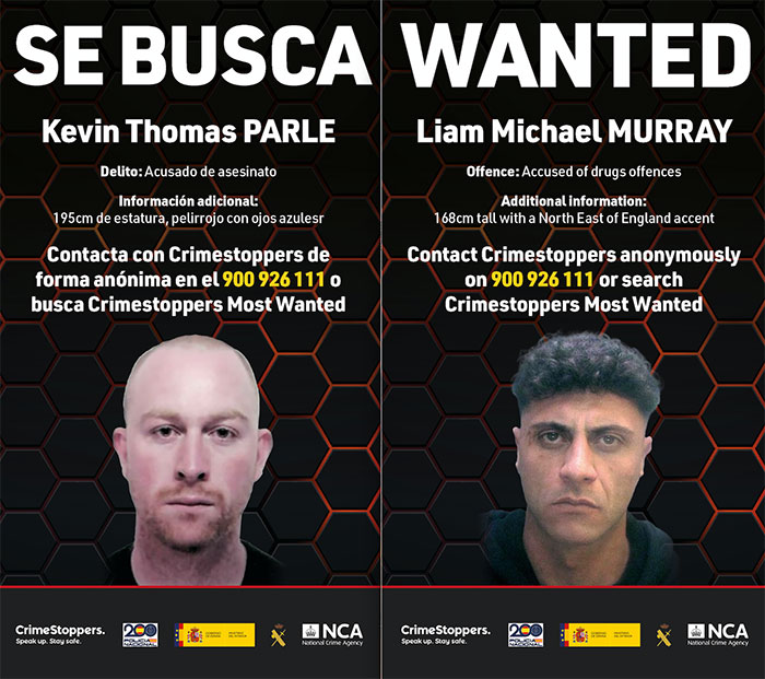 Campaña para localizar a los fugitivos más buscados del Reino Unido.