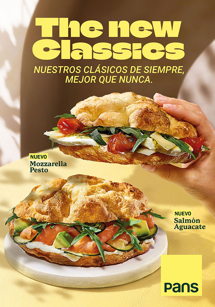 Pans incorpora dos nuevos bocadillos a su gama "The New Classics".