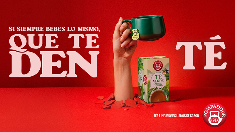 Que te den té. Pompadour rompe las reglas