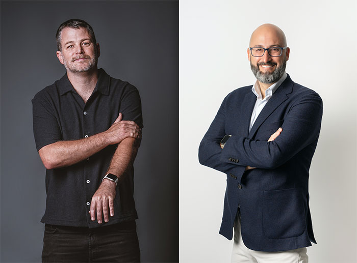 Quique Moreno (Socio fundador y director de innovación de Coyote) y Gonzalo Ojeda (CEO y fundador de Anima).