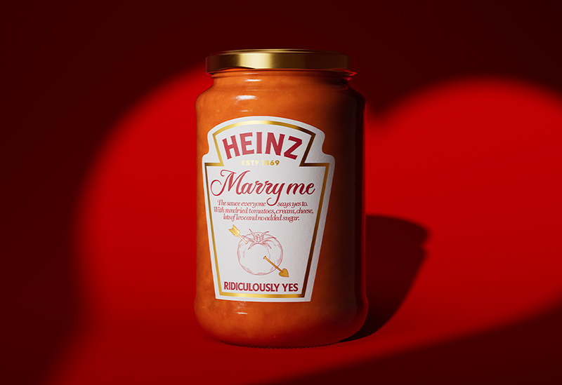 Heinz presenta la salsa “Marry me”
