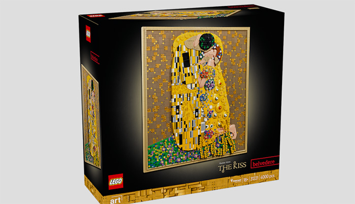 LEGO y el Museo Belvedere presentan "Gustav Klimt – El beso".