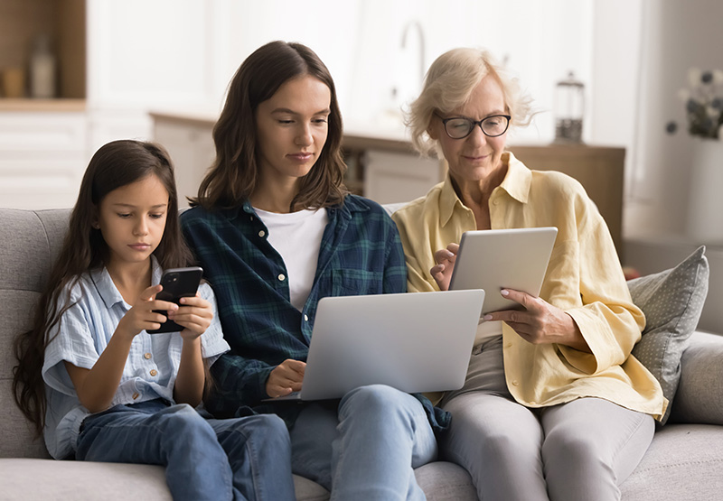 Suscripciones a plataformas digitales, según la edad del usuario
