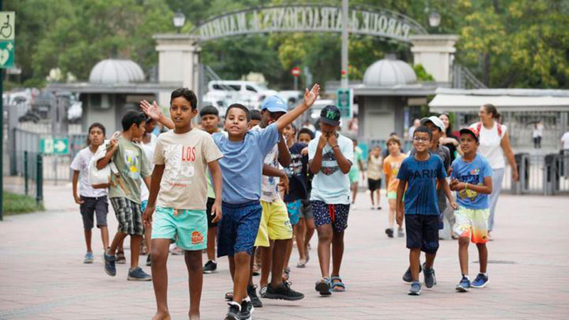 Baviera revisa la vista a niños del Sáhara en Getafe