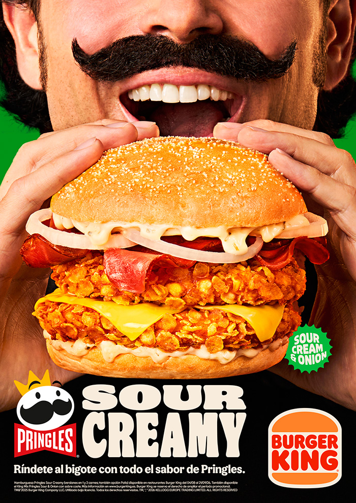 Nueva hamburguesa de Burger King con sabor a Pringles.