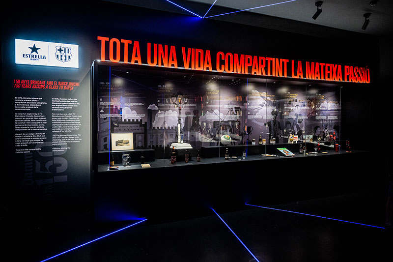 Estrella Damm inaugura un espacio en el Museo del Barça