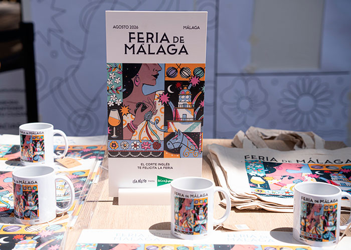 El Corte Inglés e Isa Nieto llenan Málaga de color.