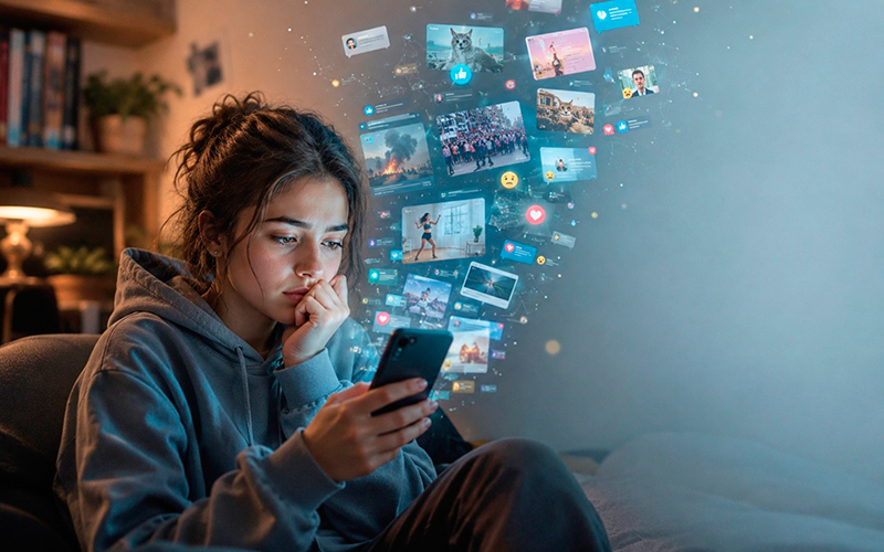 La paradoja de la Gen Z: se informa en redes, pero desconfía de ellas