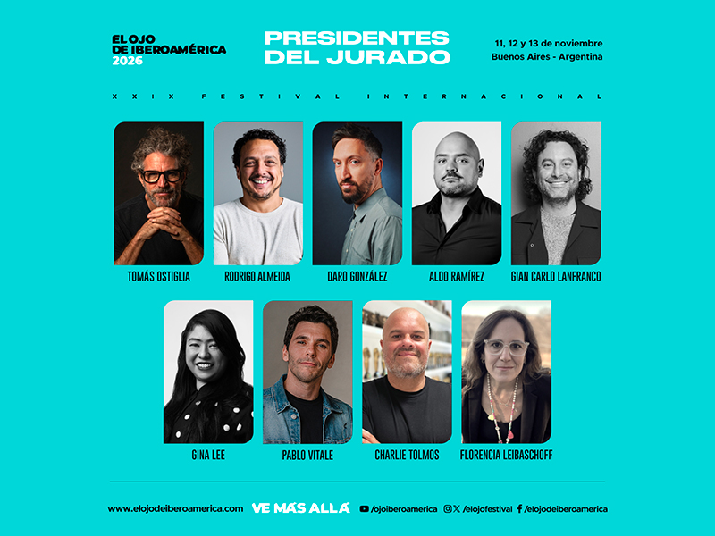 El Ojo 2026 anuncia a los primeros Presidentes de Jurado