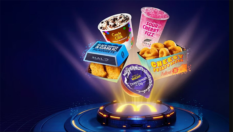 McDonald´s y Xbox llevan la comida de los videojuegos al mundo real