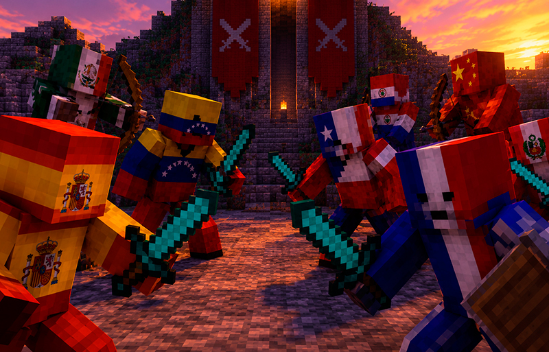 España busca repetir la gesta mundial… ahora en Minecraft