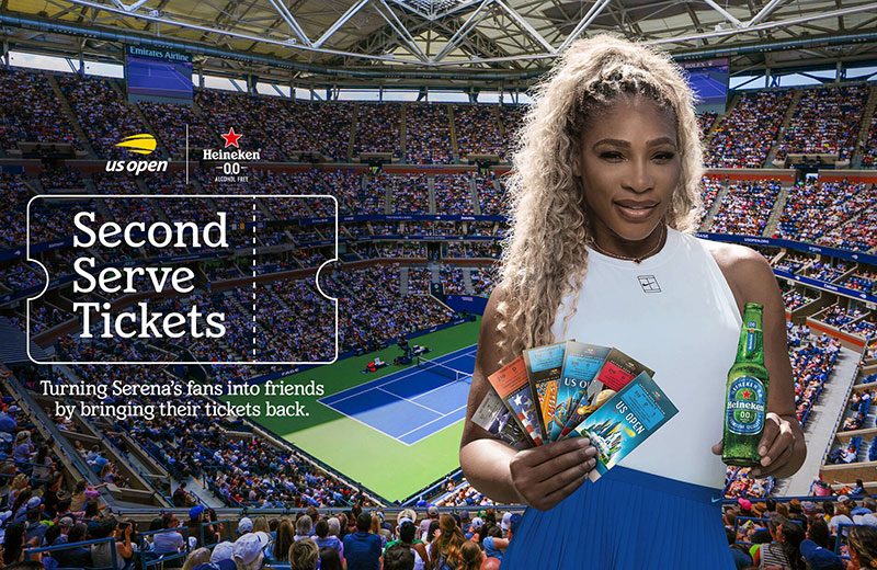 Heineken reactiva las entradas históricas de Serena Williams