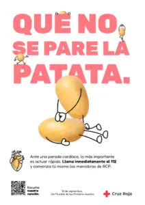 Cartel campaña Cruz Roja y Manifiesto 