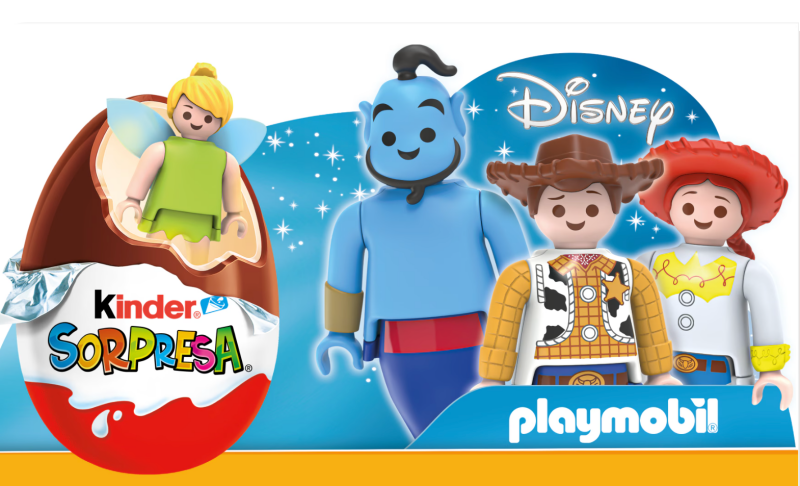 Kinder Sorpresa, Disney y Playmobil se alían en una colección única