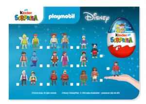 Kinder sorpresa lanza alianza con Disney y Playmobil