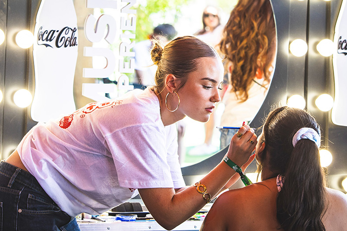 Experiencias y creadores en Coca-Cola Music Experience.