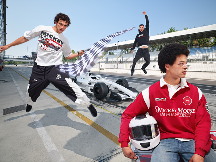 Disney x Formula 1 y Pull&Bear lanzan su primera colección conjunta.