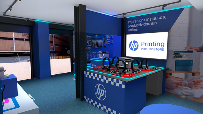 HP lleva la impresión al centro de Madrid con una "pop-up experiencial".