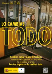 Gráfica campaña Madresanta Agencia Tributaria