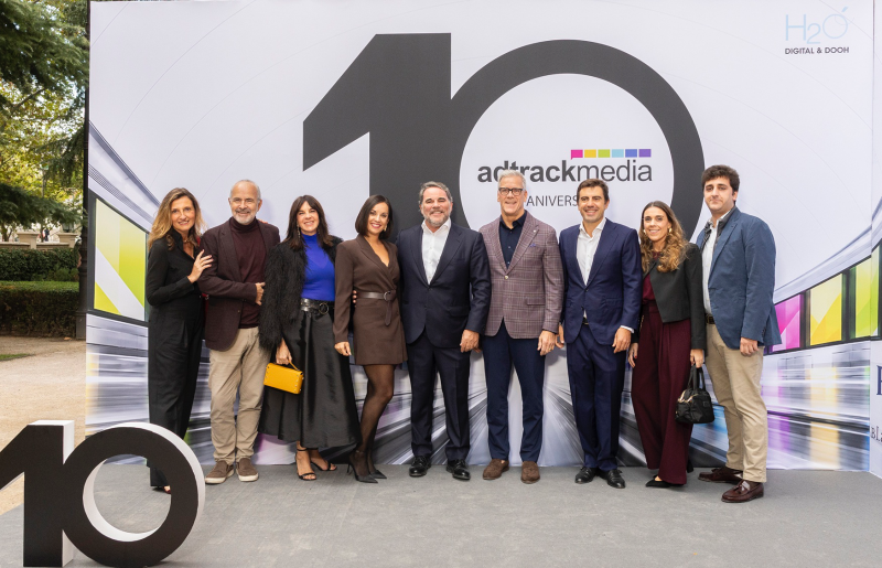 Adtrack Media celebra diez años de publicidad dinámica en el metro