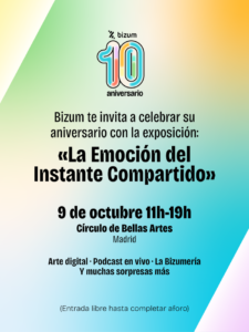 Bizum flyer 10 aniversario