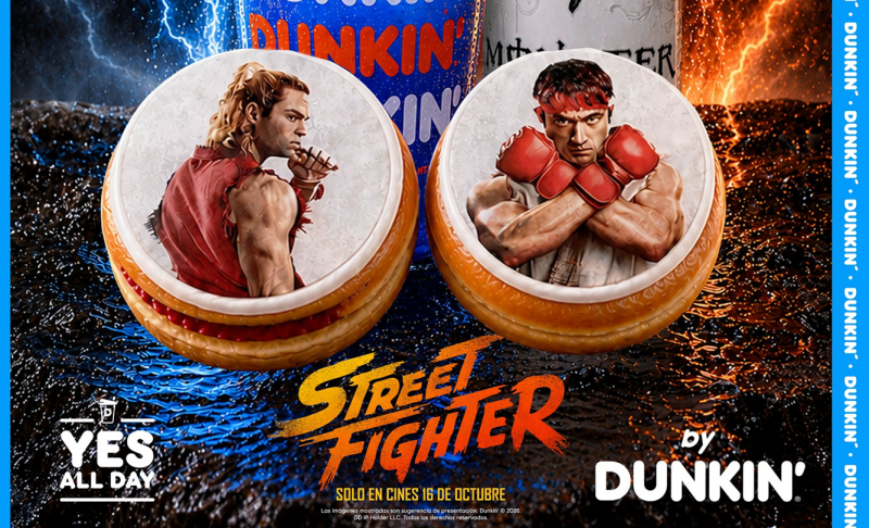 Dunkin’ Y Paramount vuelven a unirse para el estreno de “Street Fighter"