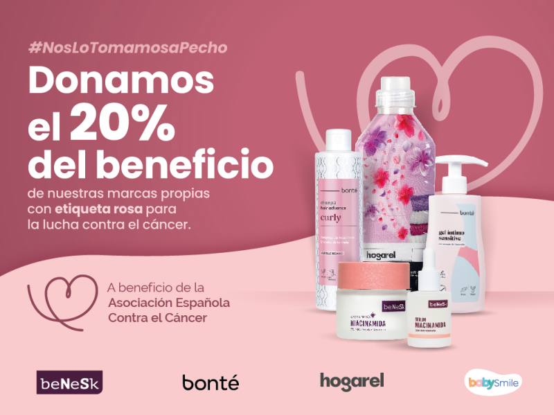 Clarel se suma a la lucha contra el cáncer de mama