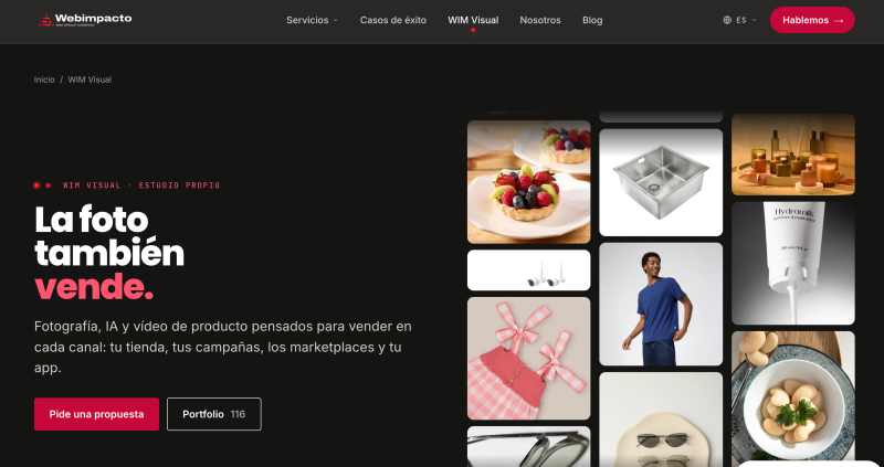 Webimpacto integra su estudio de fotografía y lanza WIM Visual