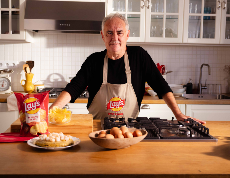 Ferran Adrià presenta nuevas recetas de tortilla de patatas con Lay's