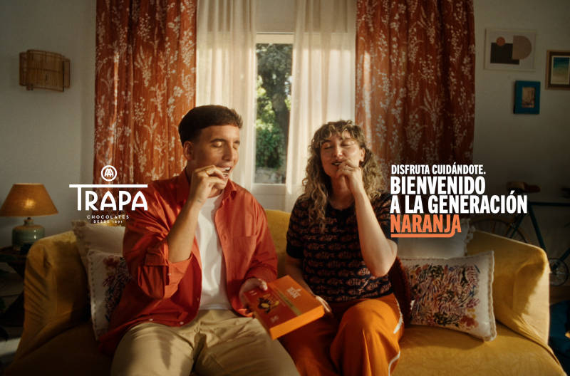 Marina Rivers y Xuso Jones ponen rostro a la Generación Naranja de Chocolates Trapa