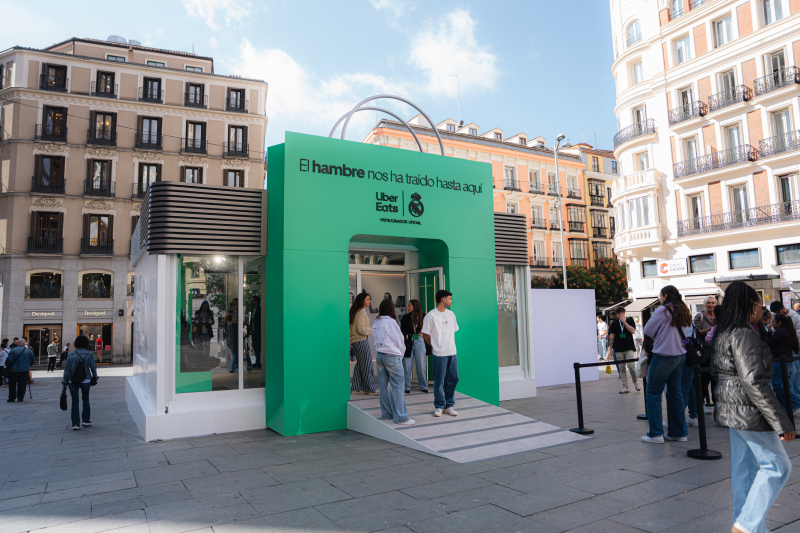 Uber Eats y el Real Madrid, juntos en la campaña “El hambre nos ha traído hasta aquí”