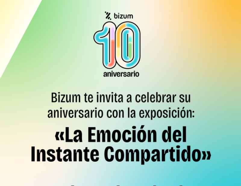 Bizum celebra su 10º aniversario con la exposición “La emoción del instante compartido”