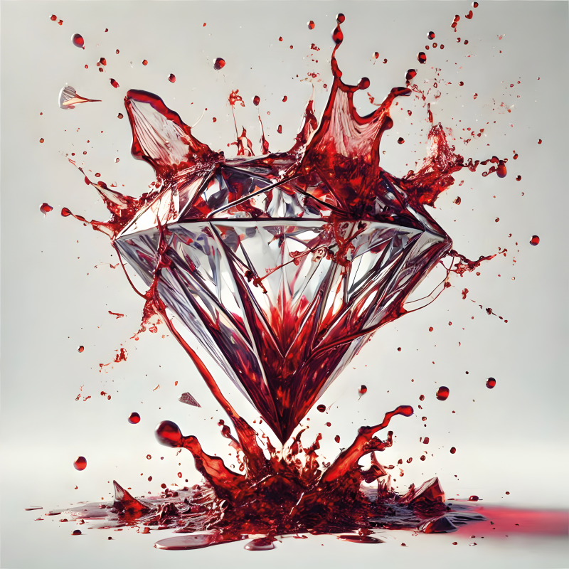 Los Diamantes de Sangre de la publicidad