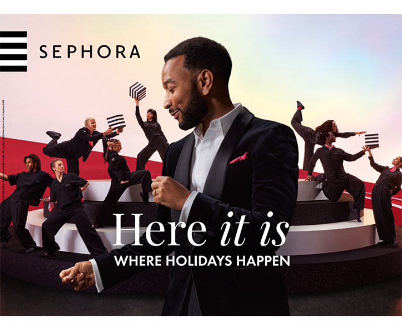 John Legend pone banda sonora a las Navidades de SEPHORA